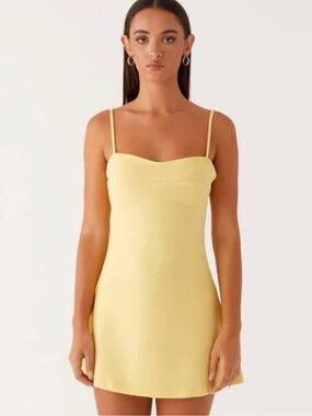 Peppermayo Cindy Mini Dress - Yellow